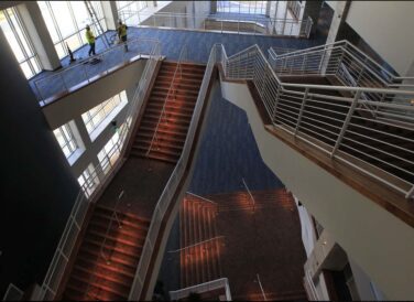 McAllen Performing Arts Center staircase